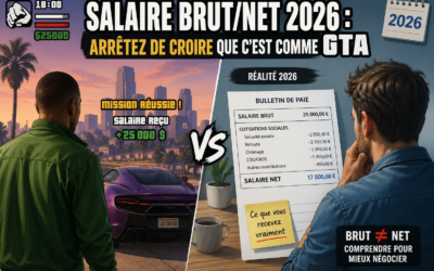 Salaire Brut/net 2026 : arrêtez de croire que c’est comme GTA 